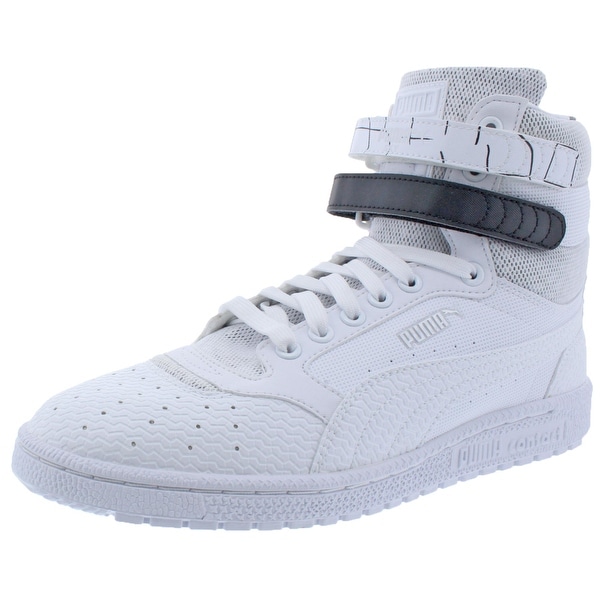 puma white sneakers high ankle