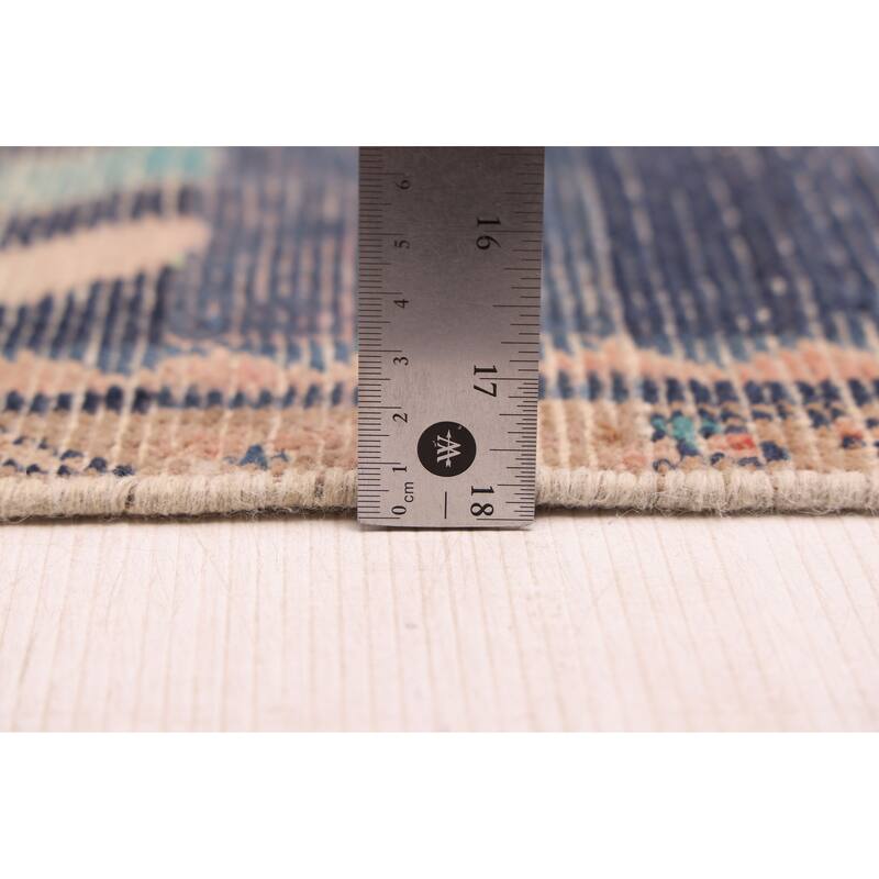 ECARPETGALLERY Hand-knotted Antalya Vintage Navy Wool Rug - 4'3 x 6'6