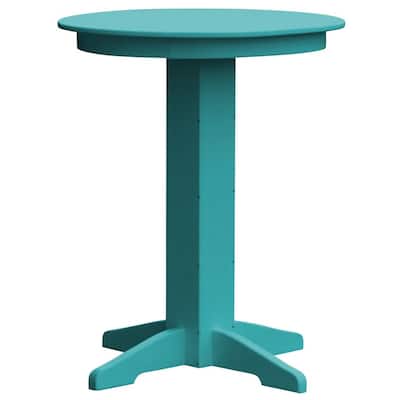 Poly Lumber Round Bar Table