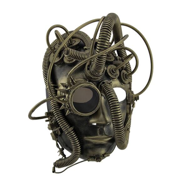 Shop Man Droid Full Face Steampunk Cyborg Costume Mask W Goggle 10 5 X 8 X 6 5 Inches Overstock 17127750