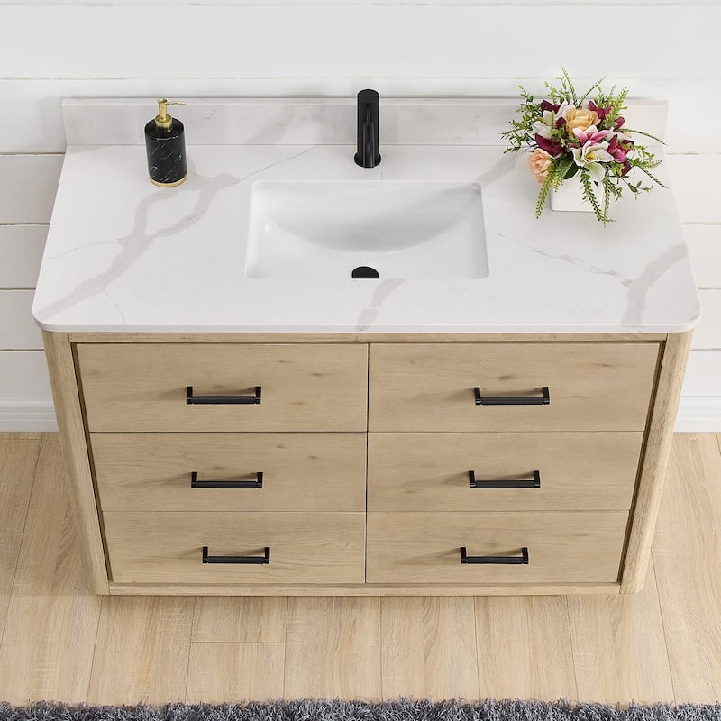 Miseno MV-NM-706548 Porto 48" Free Standing Single Basin Vanity Set
