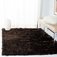 preview thumbnail 11 of 18, SAFAVIEH Handmade Paris Shag Danara 2.5-inch Thick Rug - Silver - 3' x 5'