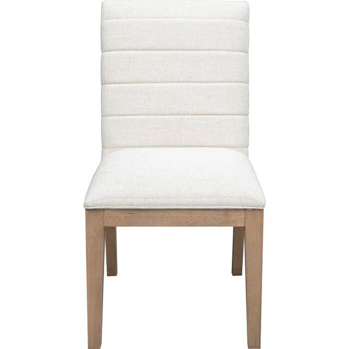 Linwood Solid Wood Dining Chair in Ginger and Natural Linen (Solid Wood Dining Chair (4 qty)