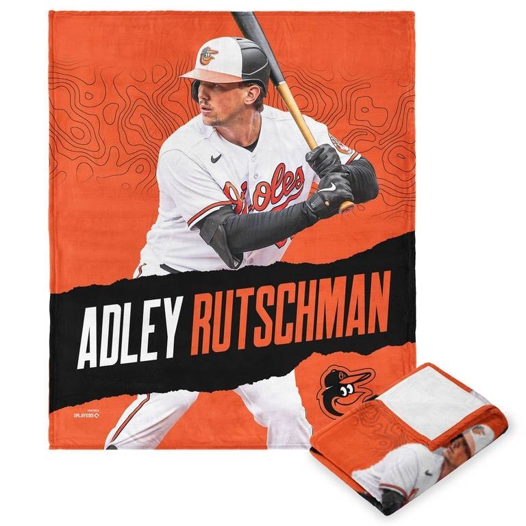 MLB Baltimore Orioles Player Silk Touch Throw Blanket