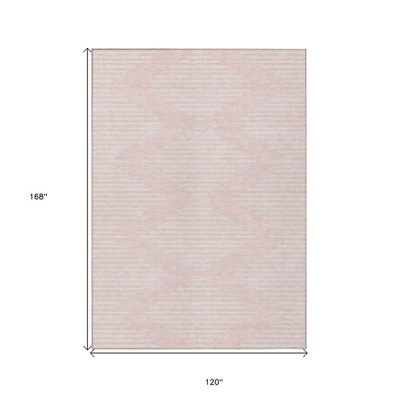 HomeRoots Geometric Transitional Rectangle Outdoor Rug