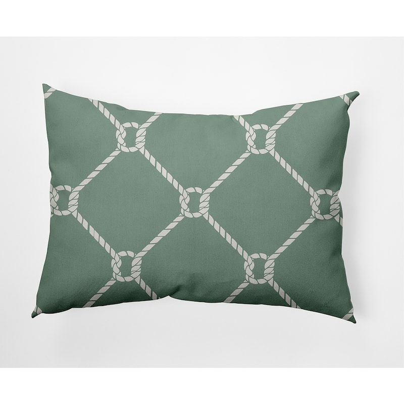 Ahoy Nautical Decorative Indoor Pillow