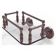 preview thumbnail 18 of 16, Allied Brass Prestige Skyline Collection Wall Mounted Glass Guest Towel Tray Antique Copper