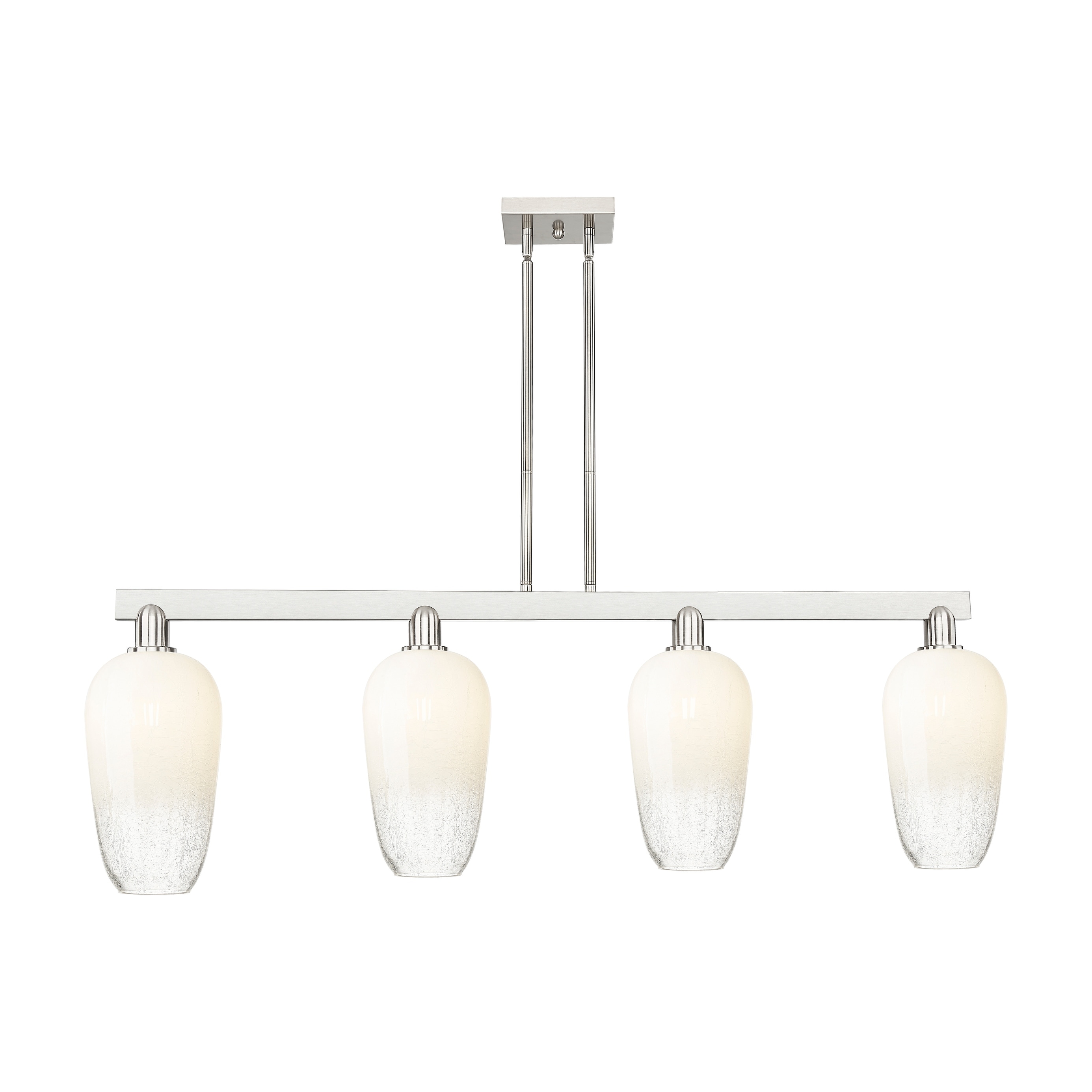 Innovations Lighting Urban Downtown - Brookhaven Flute - 4 Light 48" Stem Hung Island Light