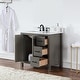 preview thumbnail 4 of 177, Altair Hadiya Bathroom Vanity with Composite Stone Countertop without Mirror