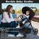 preview thumbnail 28 of 26, Foldable Baby Stroller,High Landscape Stroller for Toddlers, Convertible Infant Pram - N/A