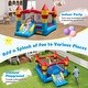 preview thumbnail 7 of 6, Costway 3-in-1 Kids Bouncer with Slide Large Jumping Area & Basketball - 149.5" x 110" x 87"