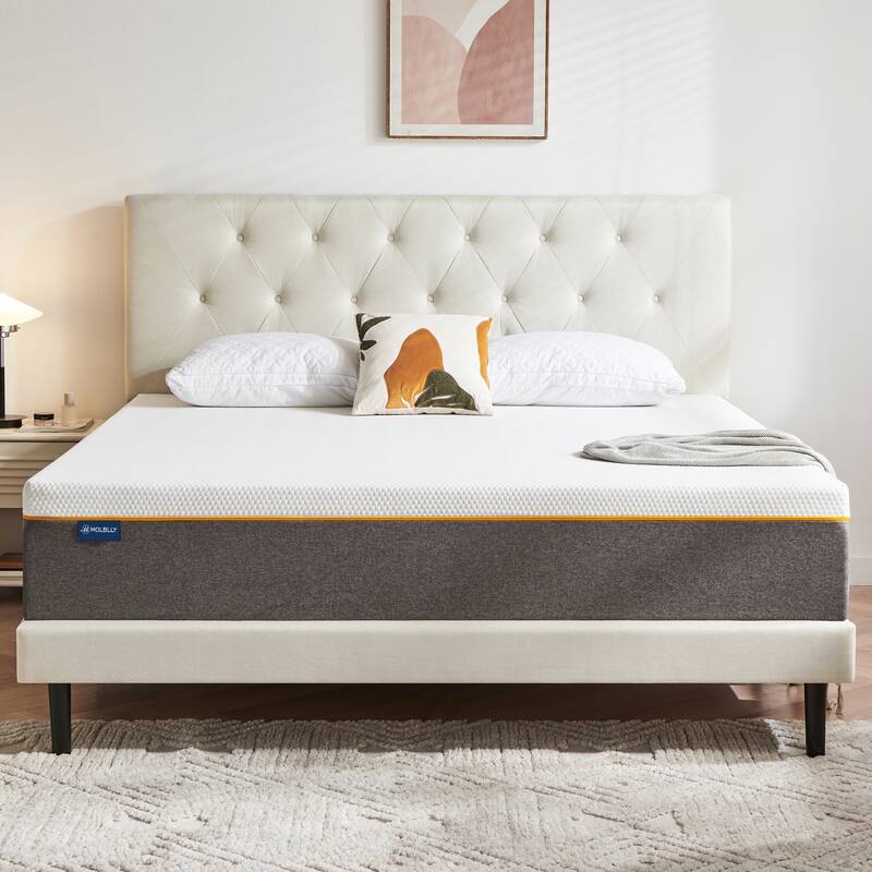 Molblly Mattress 8" Size Gel Memory Foam Mattress with More Comfortable