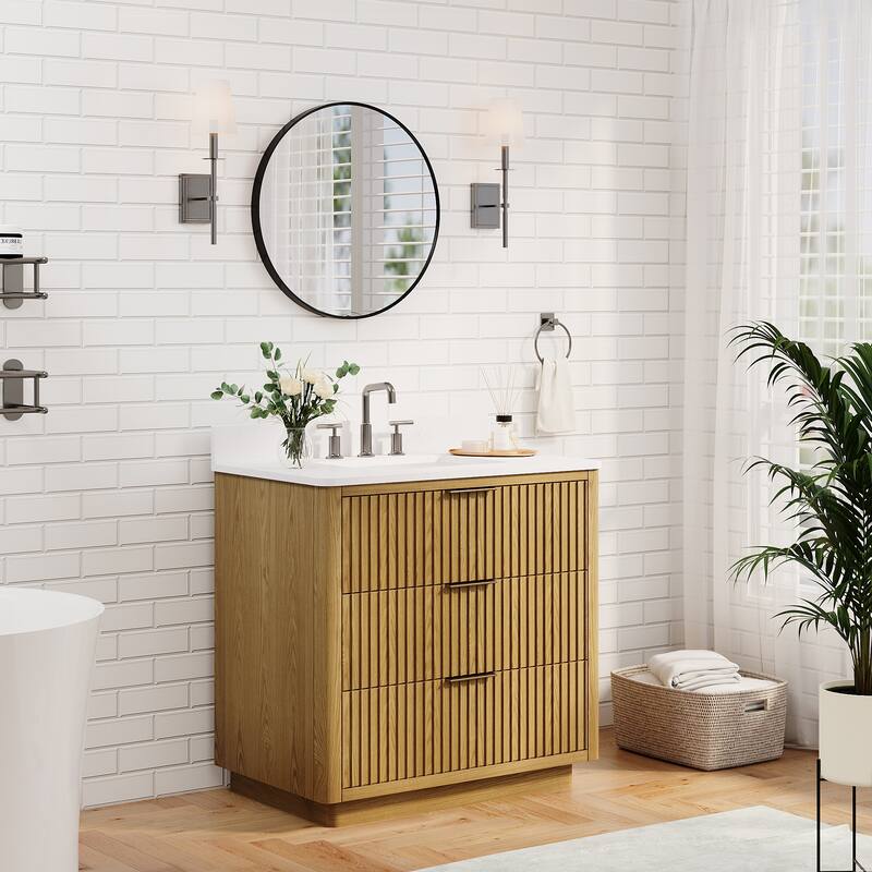 Modern Bathroom Wall Mounted Anodized Aluminum Framed Wall Vanity Mirror