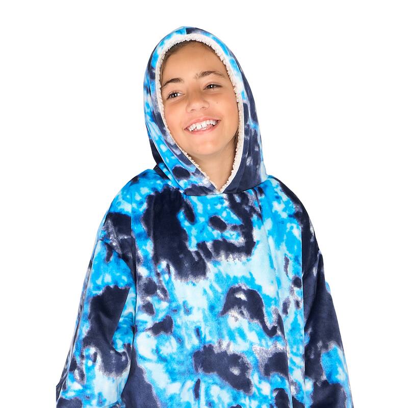 Bare Homey B-Cozy Oversized Sherpa Wearable Blanket