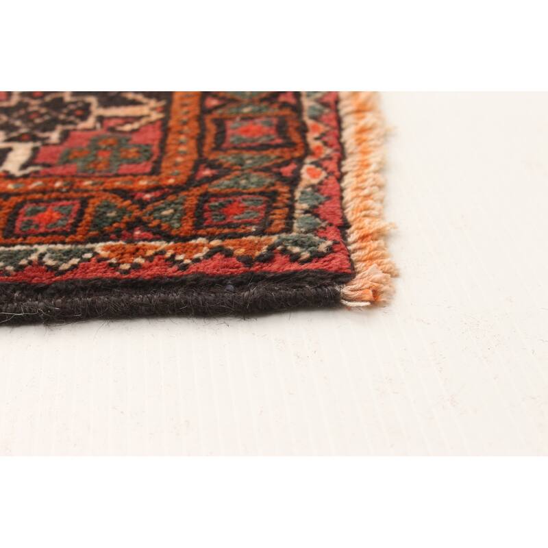 Hand-knotted Authentic Turkish Copper Wool Rug - 4'1" x 9'8"/4'1 x 9'8