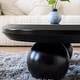 preview thumbnail 31 of 31, 51" Modern Wood Coffee Table with 3 ball legs