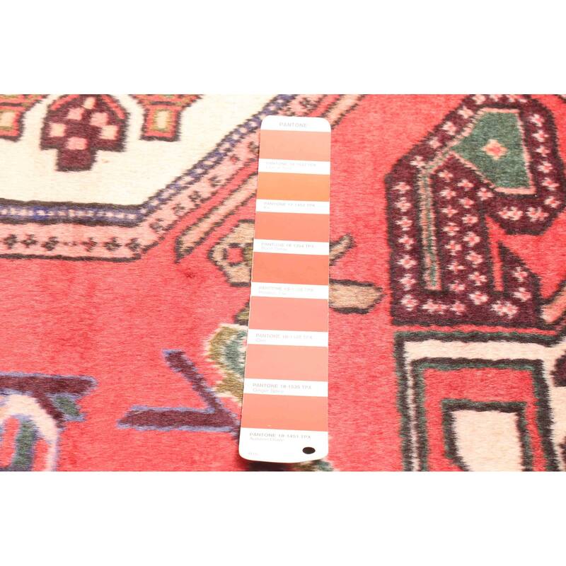 ECARPETGALLERY Hand-knotted Anadol Red Wool Rug - 3'8 x 5'6