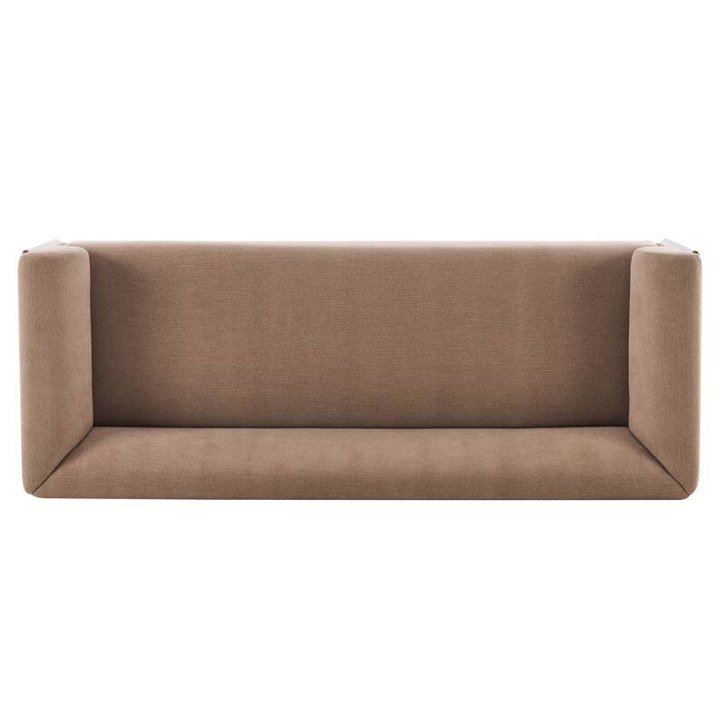 Christopher Knight Home Aurelian Birch Upholstered Tuxedo Sofa with Solid Wood Legs