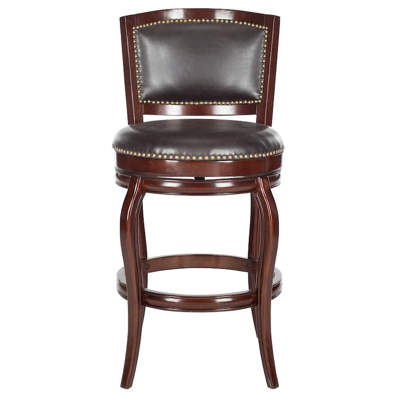SAFAVIEH Mihoko Sierra Brown 29-inch Bar Stool - 24" x 25" x 45" - 24Wx25Dx45H