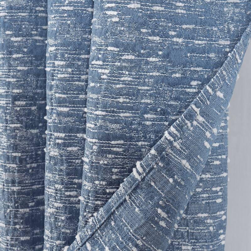 Roman Woven Textured Jacquard Window Curtain 90"
