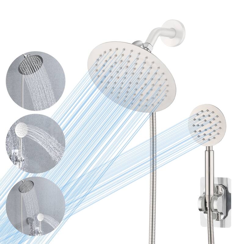 PROOX Bathroom Dual Shower Head w/ Shower Handheld Combo