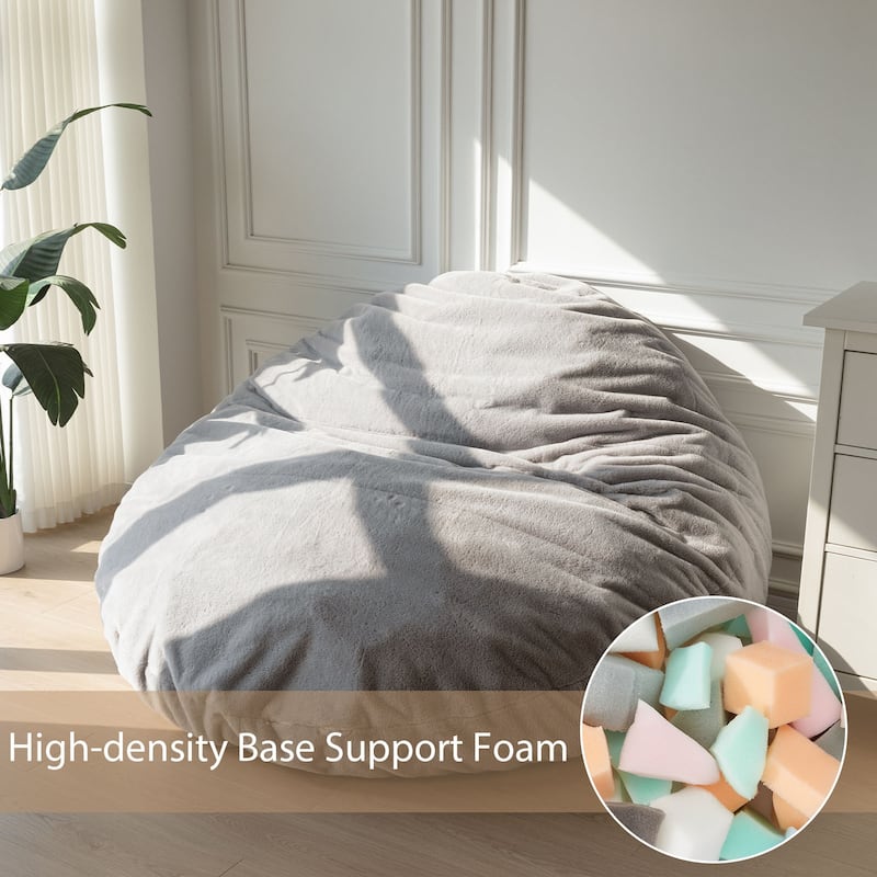5-foot Giant Round Bean Bag Sofa and Lounger