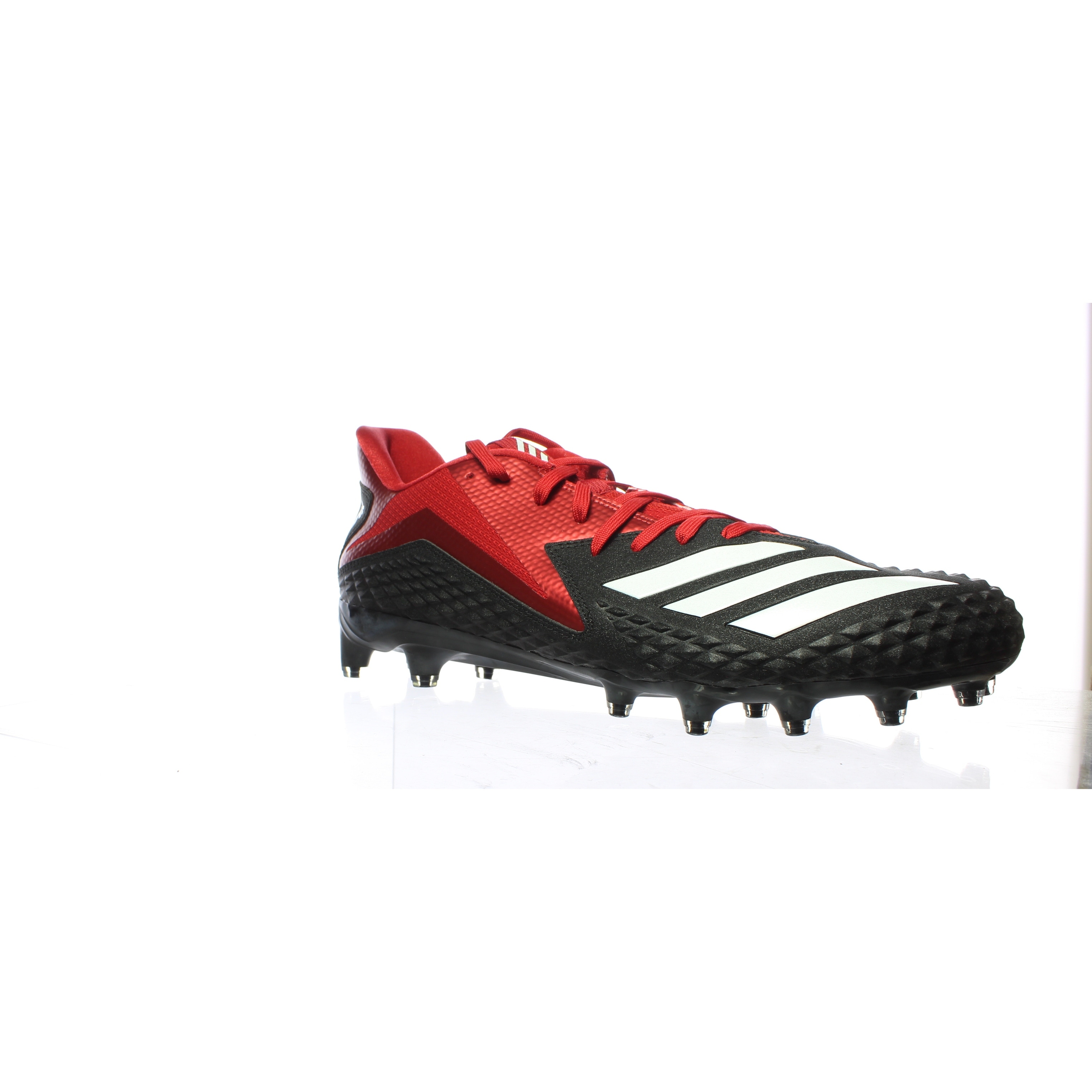 red and black football cleats mens