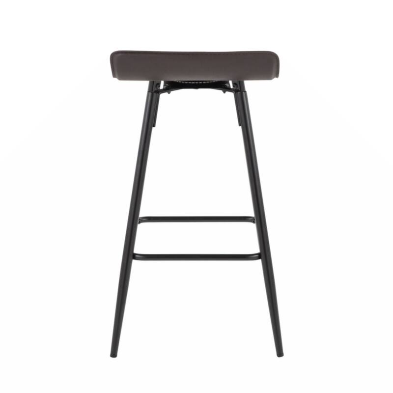 26" Contemporary Fixed Height Counter Stool - Set of 2
