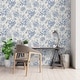preview thumbnail 5 of 5, Fine Decor Gabriela Blue Floral Wallpaper