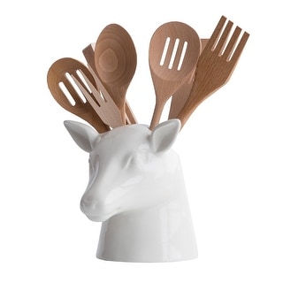 https://ak1.ostkcdn.com/images/products/is/images/direct/85eacbd8fa6b28cae273aefaf15a29751fd59e7e/Stag-Head-Kitchen-Utensil-Holder---7.86%22-x-7.5%22-White-Ceramic.jpg