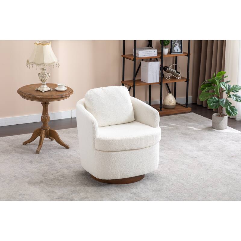 Fabric Swivel Accent Chair