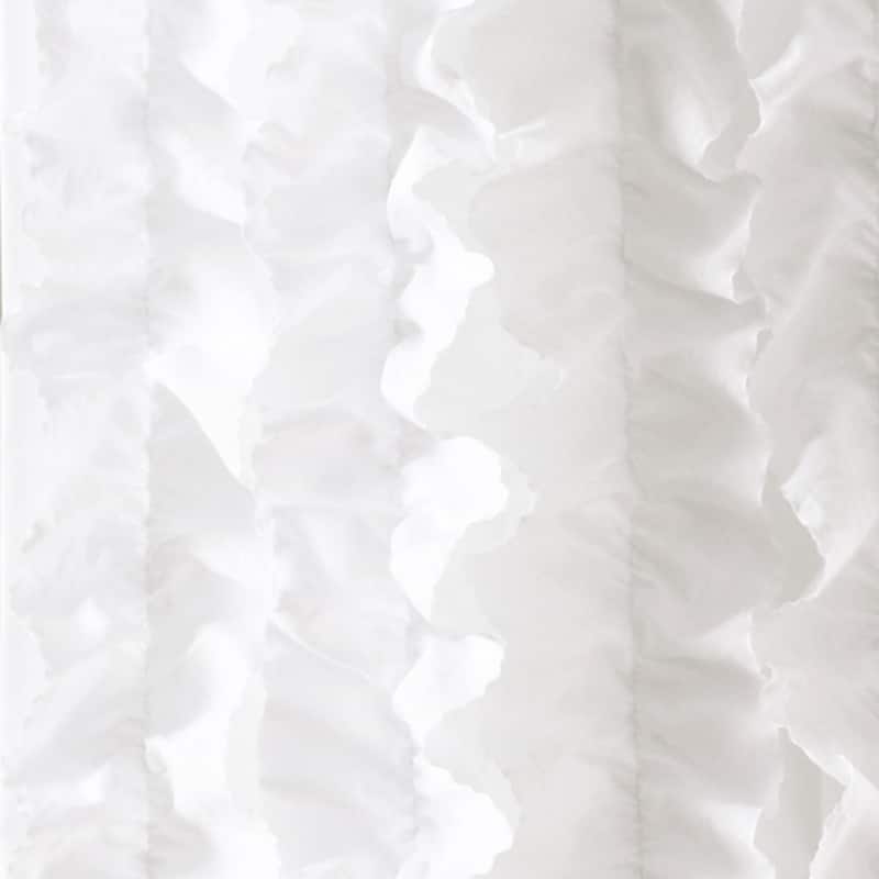 Lush Decor Sophia Ruffle Window Curtain Panel Pair