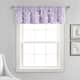 Lush Decor Gigi Delicate Textured Window Valance - 14" x 70" - Lilac