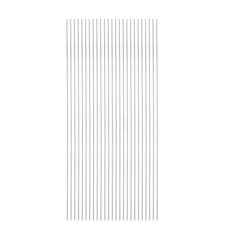 25pcs Kebob Skewers 34cm x 1.6mm Round BBQ Grill Sticks - 34cm x 1.6mm