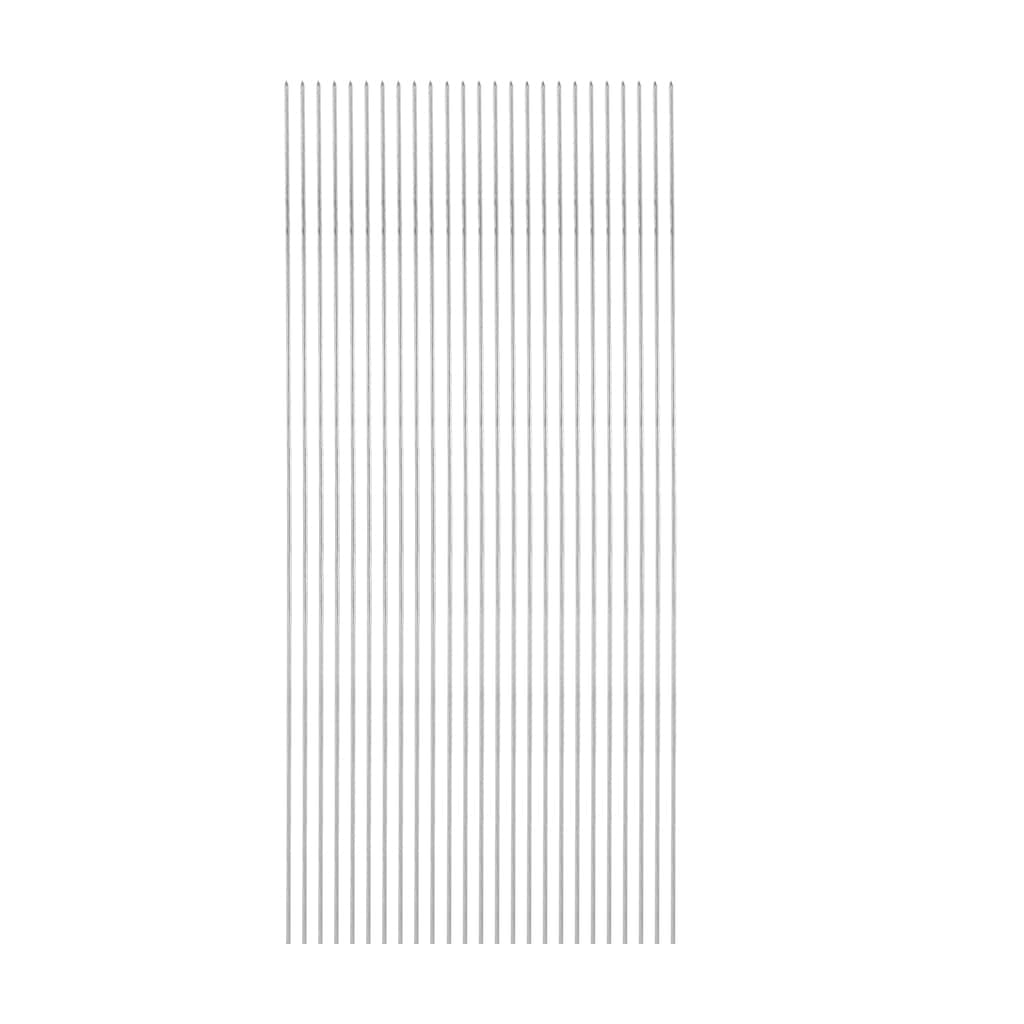 25pcs Kebob Skewers 34cm x 1.6mm Round BBQ Grill Sticks - 34cm x 1.6mm