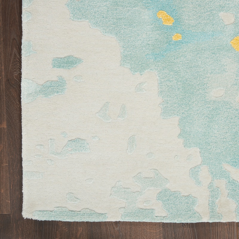 Nourison Prismatic Modern Abstract Watercolor Area Rug