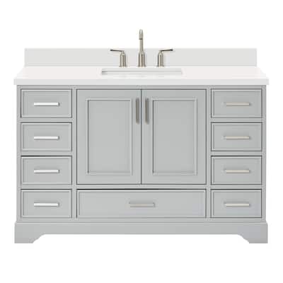 Ariel M055SWQRVO Stafford 55" Free Standing Single Basin Vanity Set