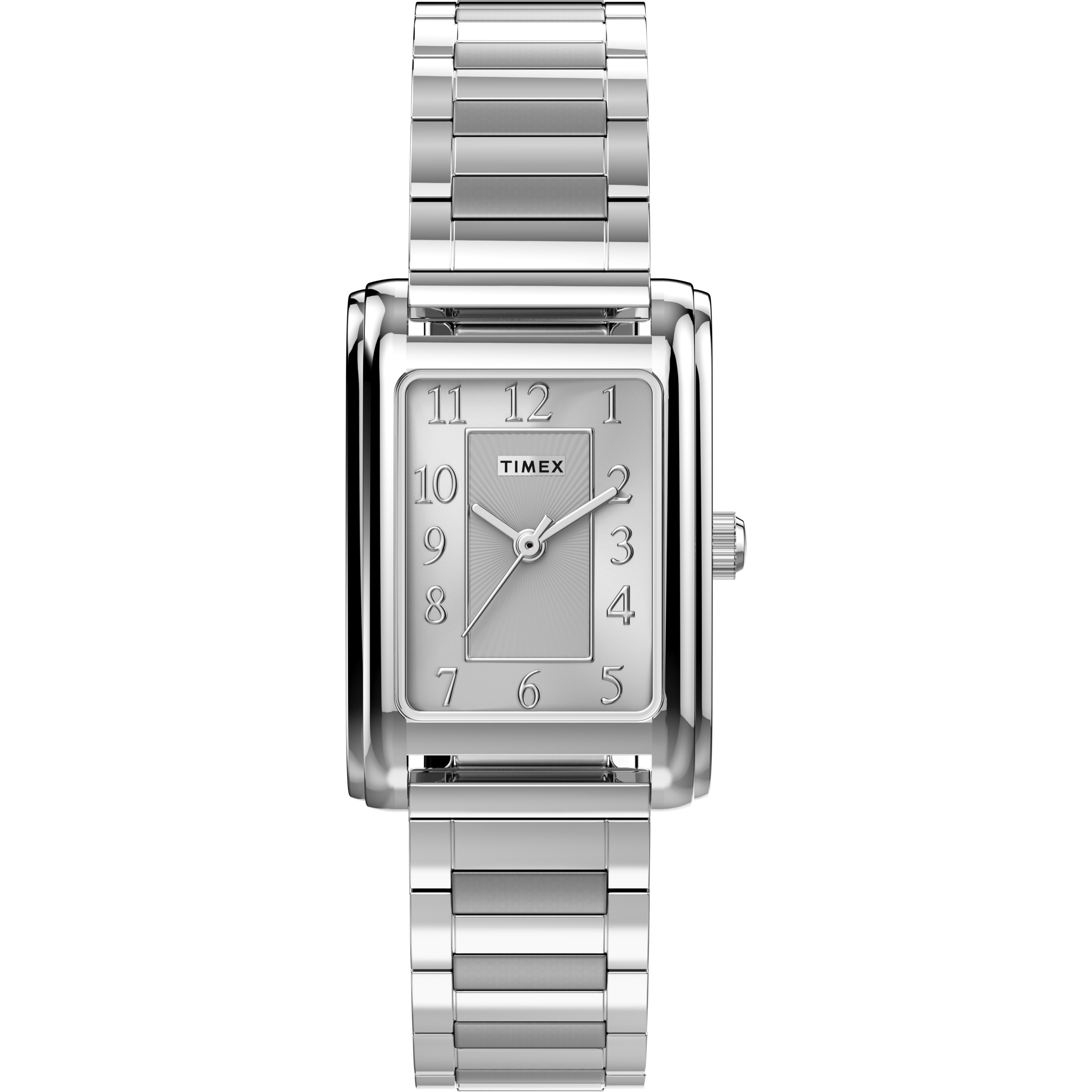 Timex Women's Meriden 21mm Watch - Silver-Tone with Expansion Band - One  Size - One Size