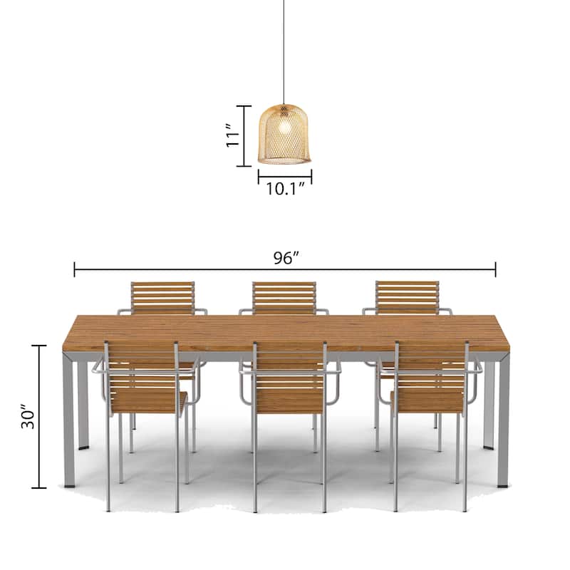 Azure River of Goods Gold Bell-Shaped Pendant Lamp - 10.1" x 10.1" x 12.25"/71.25"