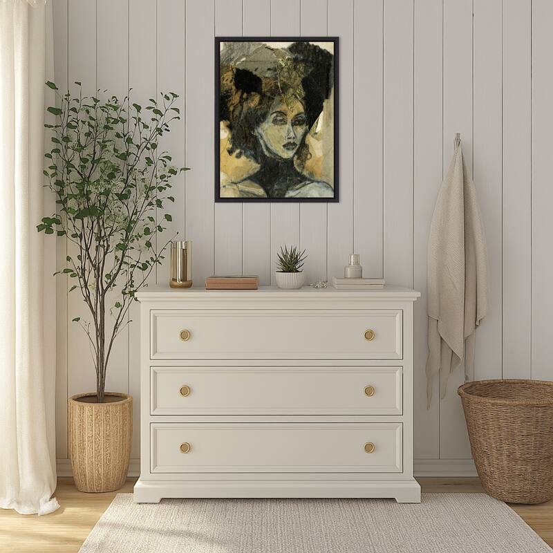 Ethereal Gaze by Ute Rathmann (18 x 24 in.), Framed Canvas Wall Art Print