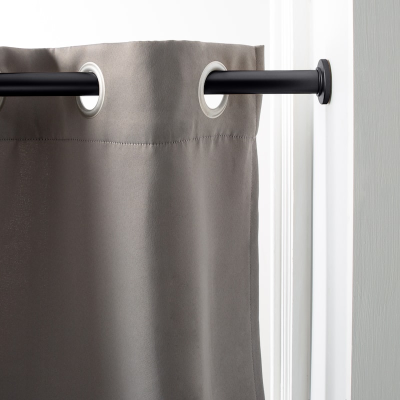 Home Details 42" -74" Adjustable Tension Curtain Rod - 42" x 74"