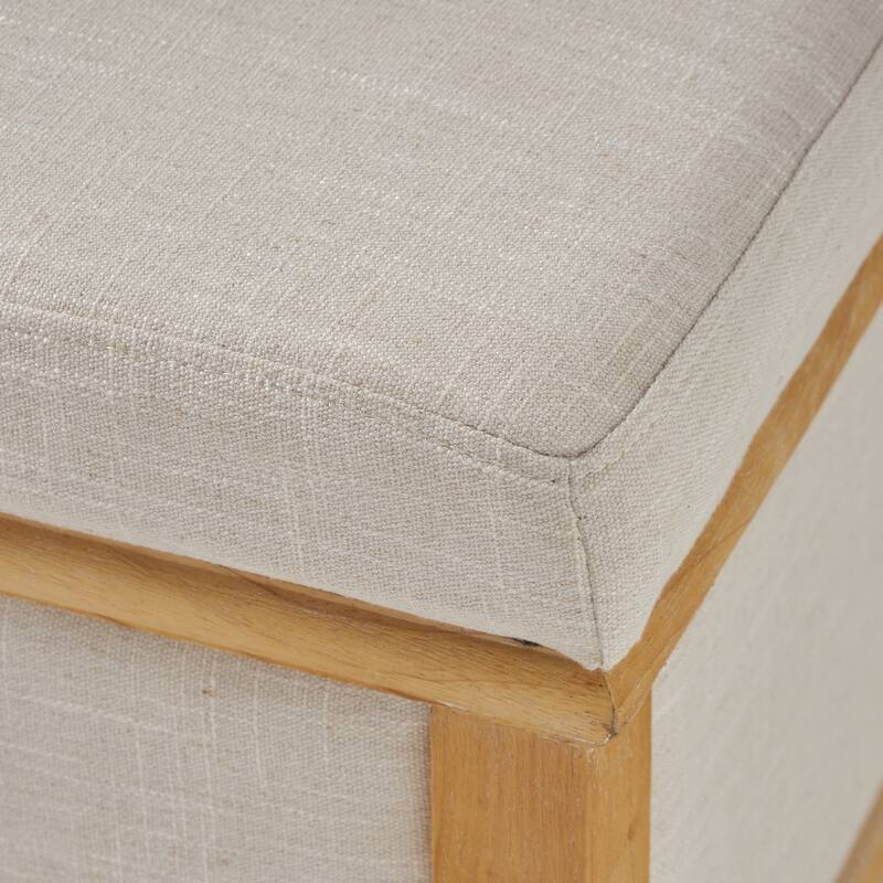 Abilene Fabric Storage Ottoman Bench by Christopher Knight Home