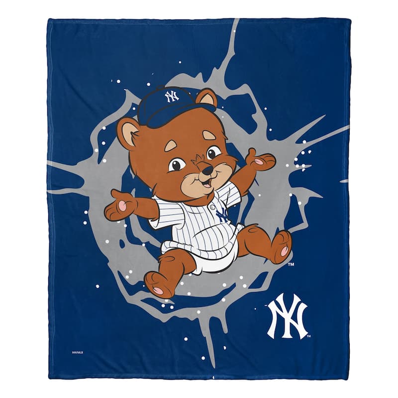MLB Mascots New York Yankees Silk Touch Throw Blanket