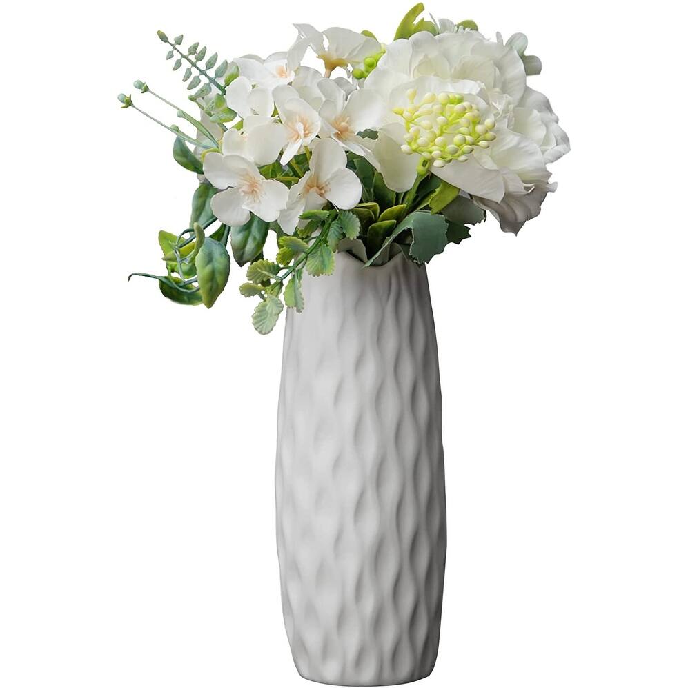 White Artificial Flower Arrangements for Christmas