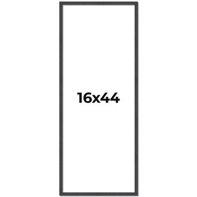 16x44 Frame Brown Solid Wood Picture Frame - Complete Modern Photo