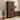Wooden Wardrobe Armoire Built-in LED Light 2-Door Chest Combo Chest with 4 Storage Shelves Lingerie Chest Linen Tower Cabinet