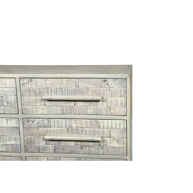 Solid Wood Storage Dresser with 6 Drawers