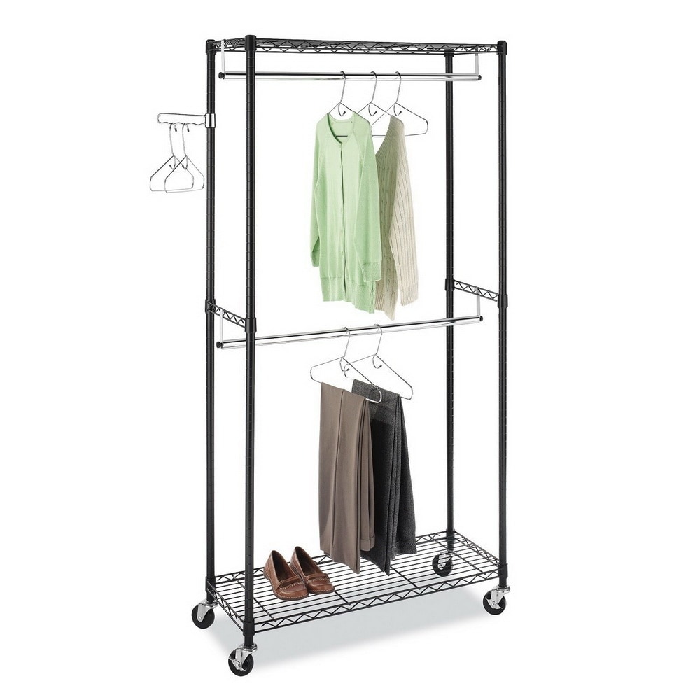 Closet Organizer Garment Rack Clothes Hanger Home Shelf