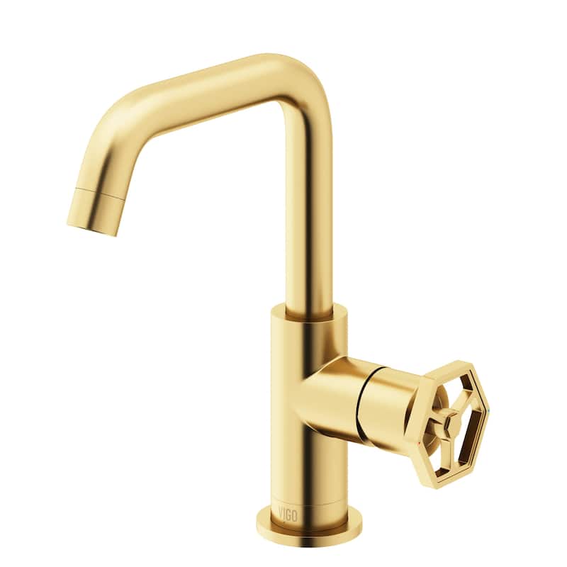 VIGO Ruxton 9" H Single Handle Single Hole Bathroom Faucet