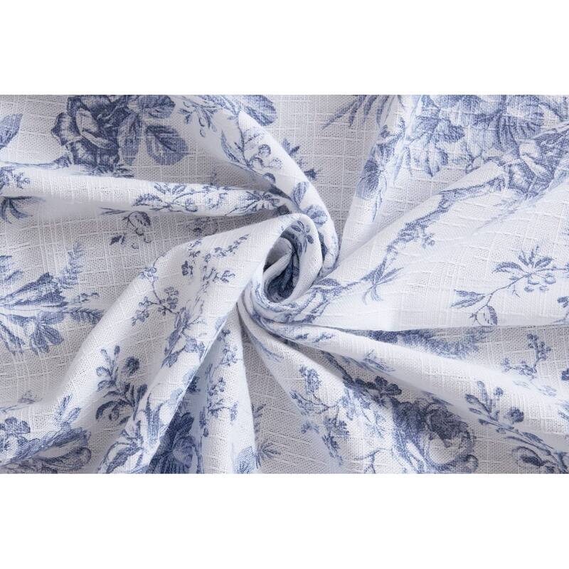 Laura Ashley Walled Garden Shower Curtain -- slub dobby 180gsm